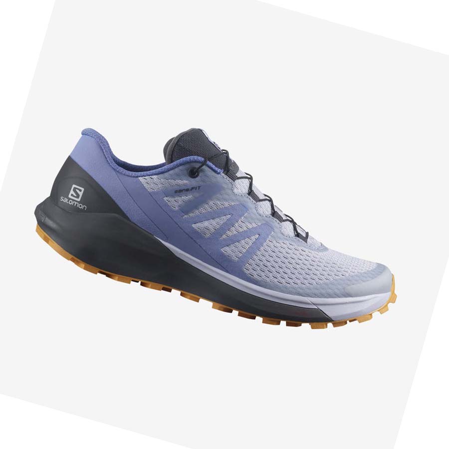 Salomon SENSE RIDE 4 Kadın Patika Koşu Ayakkabısı Mavi | TR 2748JPQ